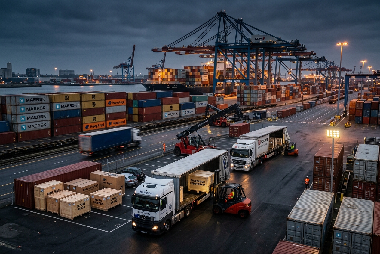 Internationaler Export und Logistik